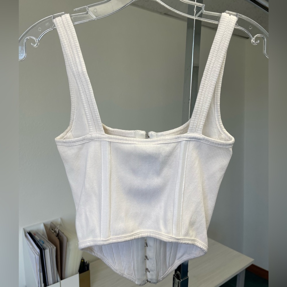 DION LEE BONED CORSET TANK TOP Sz XS - Picture 6 of 13